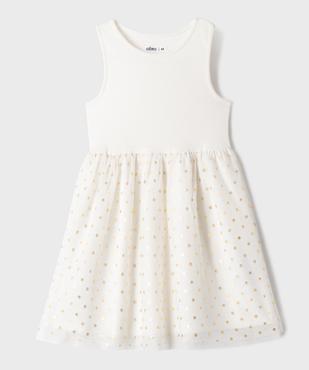 Robe courte de cérémonie fille vue1 - GEMO (ENFANT) - GEMO