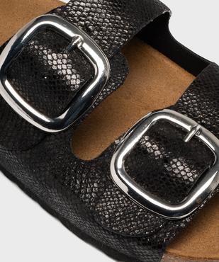 Mules ouvertes avec brides à boucles femme - Follow Me vue6 - FOLLOW ME - GEMO