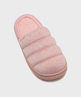 Chaussons mules scintillants sur épaisse semelle femme - Isotoner vue5 - ISOTONER - GEMO