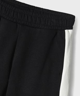 Pantalon de jogging avec bandes contrastantes fille vue2 - GEMO 4G FILLE - GEMO