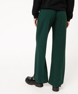 Pantalon large en maille fluide extensible femme vue3 - GEMO(FEMME PAP) - GEMO