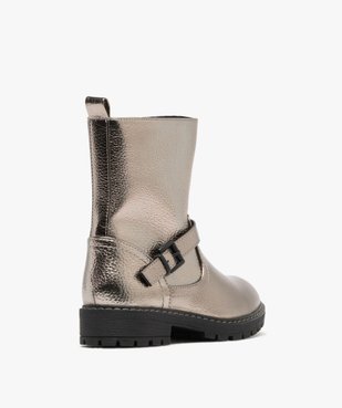Bottines esprit biker en matière brillante fille - Lovely Wings vue4 - LOVELY WINGS - GEMO