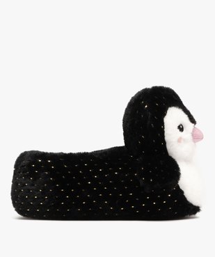Chaussons femme en volume pingouin à paillettes vue2 - GEMO(HOMWR FEM) - GEMO