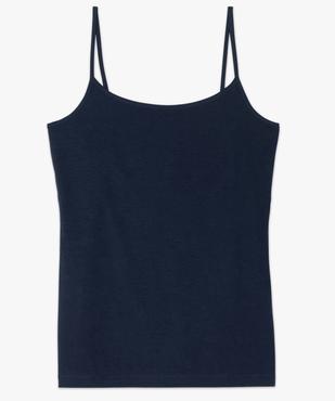 Débardeur uni à fines bretelles femme vue4 - GEMO(FEMME PAP) - GEMO