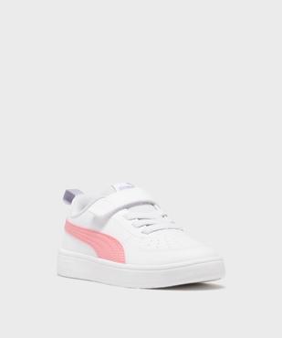Baskets basses lacets élastiques et scratch Rickie fille - Puma vue2 - PUMA - GEMO