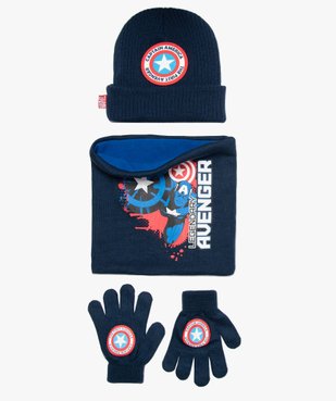 Ensemble garçon 3 pièces : gants, bonnet et snood - Avengers vue1 - AVENGERS - GEMO