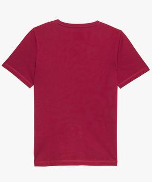 Tee-shirt garçon uni à manches courtes vue2 - GEMO 4G GARCON - GEMO