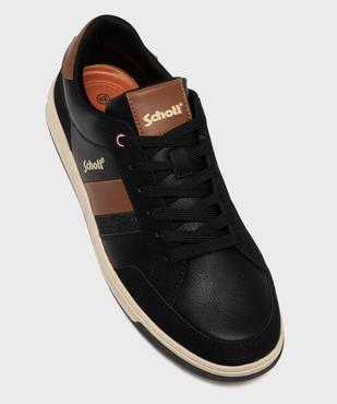 Baskets basses de ville à lacets homme - Schott vue5 - SCHOTT - GEMO