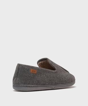 Chaussons mules en velours doux homme - Dim vue4 - DIM - GEMO