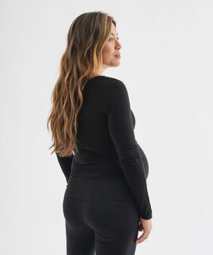 Tee-shirt de grossesse à manches longues vue7 - GEMO 4G MATERN - GEMO