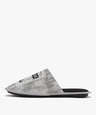 Chaussons homme mules en jersey New-York vue3 - GEMO 4G HOMME - GEMO