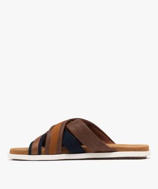 Mules à brides croisées et semelle sport homme - Redskins vue4 - REDSKINS - GEMO