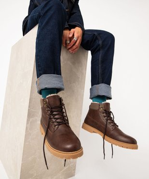 Boots homme à doublure chaude - Les Supaires vue1 - GEMO (CASUAL) - GEMO
