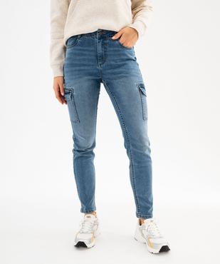 Jean cargo slim taille normale femme  vue2 - GEMO 4G FEMME - GEMO