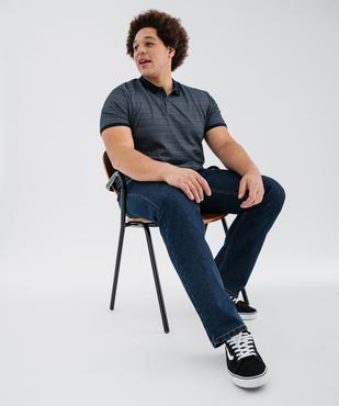 Polo manches courtes avec finitions fantaisie homme vue4 - GEMO (HOMME) - GEMO