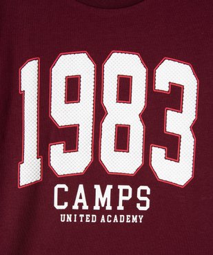 Tee-shirt à manches longues effet 2 en 1 garçon - Camps United vue3 - CAMPS UNITED - GEMO