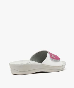 Mules femme confort à large bride scratch - Cloggy vue4 - GEMO (EQUIPT) - GEMO