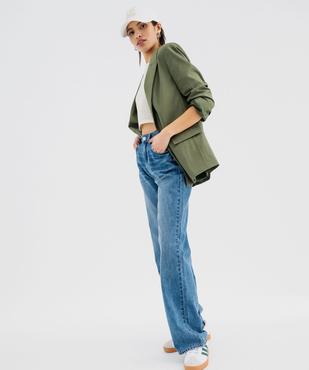 Veste blazer légère sans bouton femme vue4 - GEMO(FEMME PAP) - GEMO