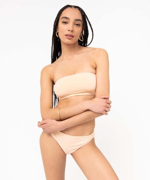 Soutien-gorge bandeau réversible sans armatures vue3 - GEMO(HOMWR FEM) - GEMO