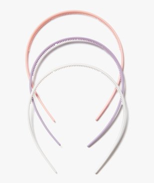 Serre-tête fille coloris assortis (lot de 3) vue1 - GEMO (ACCESS) - GEMO
