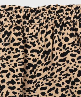 Short fluide à motifs tachetés fille vue2 - GEMO (ENFANT) - GEMO