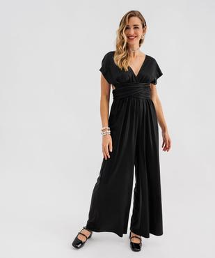 Combinaison pantalon multilook en maille fluide et brillante femme vue4 - GEMO(FEMME PAP) - GEMO