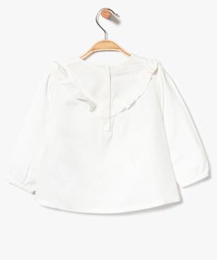 Blouse avec broderies fleuries sur le col vue2 - GEMO(BEBE DEBT) - GEMO