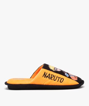 Chaussons homme imprimés et moelleux en velours - Naruto vue2 - NARUTO - GEMO