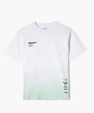 Tee-shirt manches courtes coloris tie and dye garçon vue1 - GEMO (JUNIOR) - GEMO