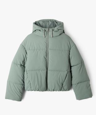 Parka courte à capuche finition mate fille vue1 - GEMO 4G FILLE - GEMO