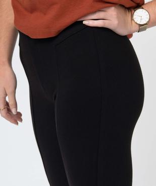 Leggings femme en maille Milano avec braguette surpiquée vue2 - GEMO(FEMME PAP) - GEMO