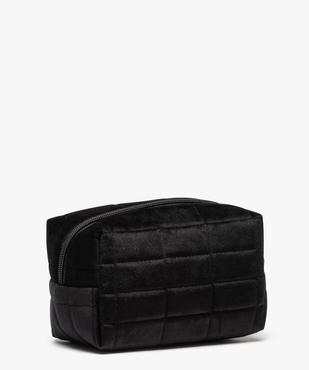 Trousse à maquillage femme en velours matelassé vue2 - GEMO (ACCESS) - GEMO
