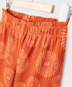 Pantalon fluide avec taille élastique bébé fille vue2 - GEMO(BEBE DEBT) - GEMO