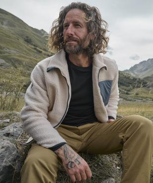 Veste zippée en sherpa homme - Roadsign vue2 - ROADSIGN G4G - GEMO