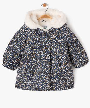 Blouson à capuche avec doublure chaude bébé fille vue1 - GEMO 4G BEBE - GEMO