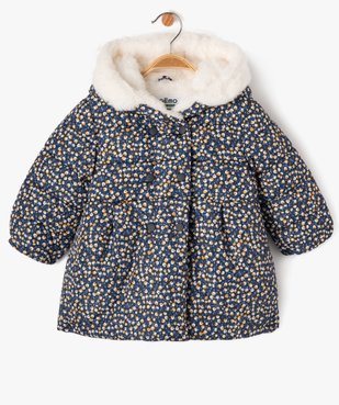 Blouson à capuche avec doublure chaude bébé fille vue1 - GEMO 4G BEBE - GEMO