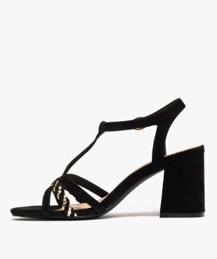 Sandales à brides à large talon femme - Valentina Baldano vue4 - VALENTINA BALDA - GEMO