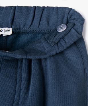 Pantalon de jogging en maille molletonné bébé garçon - LuluCastagnette vue4 - LULUCASTAGNETTE - GEMO