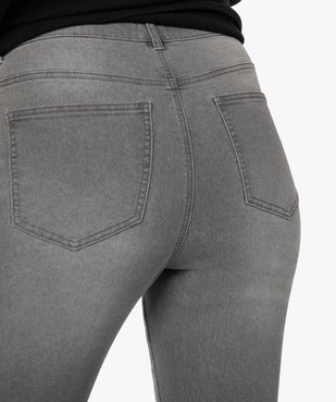 Jean femme coupe Slim aspect délavé vue5 - GEMO 4G FEMME - GEMO