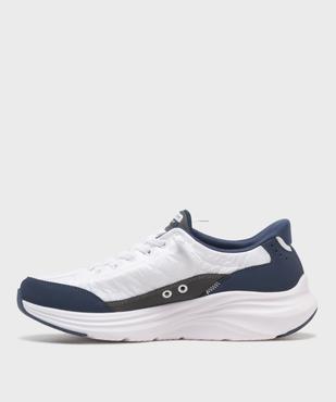 Baskets en toile sur épaisse semelle faciles à enfiler homme - Skechers vue3 - SKECHERS - GEMO