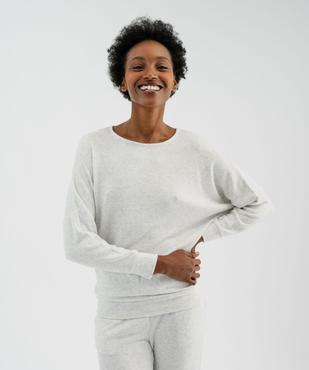 Haut de pyjama à manches chauve-souris femme vue11 - GEMO 4G FEMME - GEMO