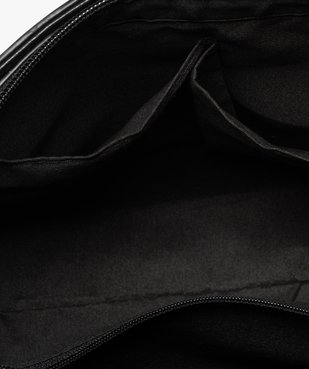Sac besace à rabat avec brides métallisées vue3 - GEMO (ACCESS) - GEMO