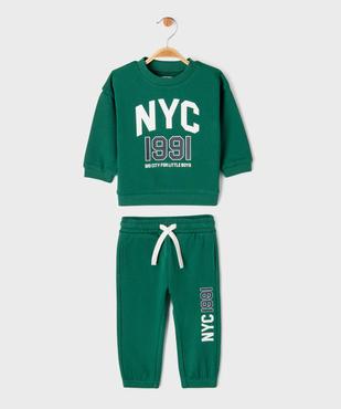 Ensemble de jogging 2 pièces bébé garçon vue1 - GEMO 4G BEBE - GEMO