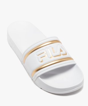 Mules de piscine femme unies avec détails métallisés - Fila vue5 - FILA - GEMO