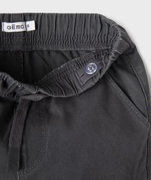 Pantalon cargo avec taille élastique garçon vue2 - GEMO (ENFANT) - GEMO