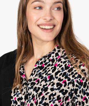 Chemise femme fluide imprimée vue2 - GEMO(FEMME PAP) - GEMO