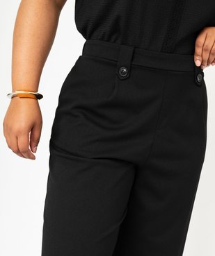 Pantalon fluide coupe large femme grande taille vue2 - GEMO (G TAILLE) - GEMO