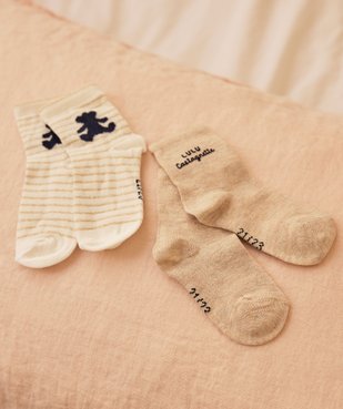 Chaussettes pailletées bébé fille (lot de 2) - LuluCastagnette vue6 - LULUCASTAGNETTE - GEMO