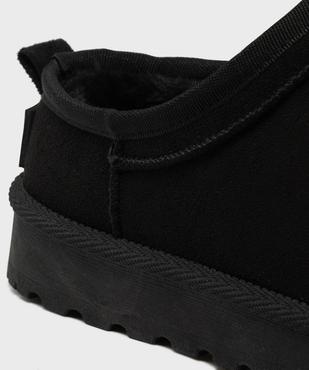 Chaussures slip-on fourrées à semelle crantée femme vue6 - 5 MILES - GEMO