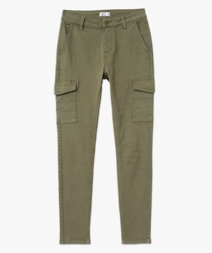Pantalon cargo coupe slim femme vue4 - GEMO 4G FEMME - GEMO